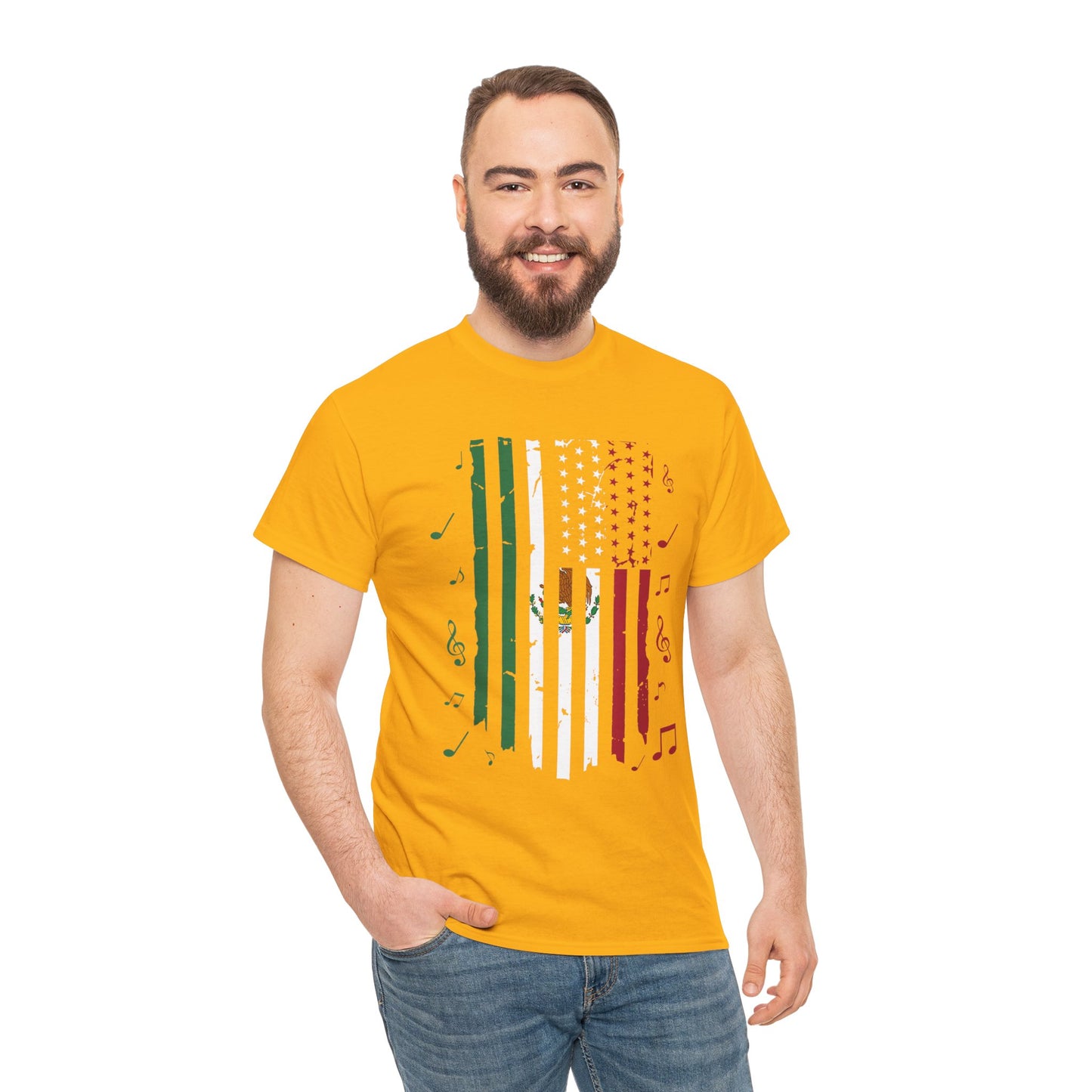 Fiesta Unisex Tee - Mexican American Festive Design