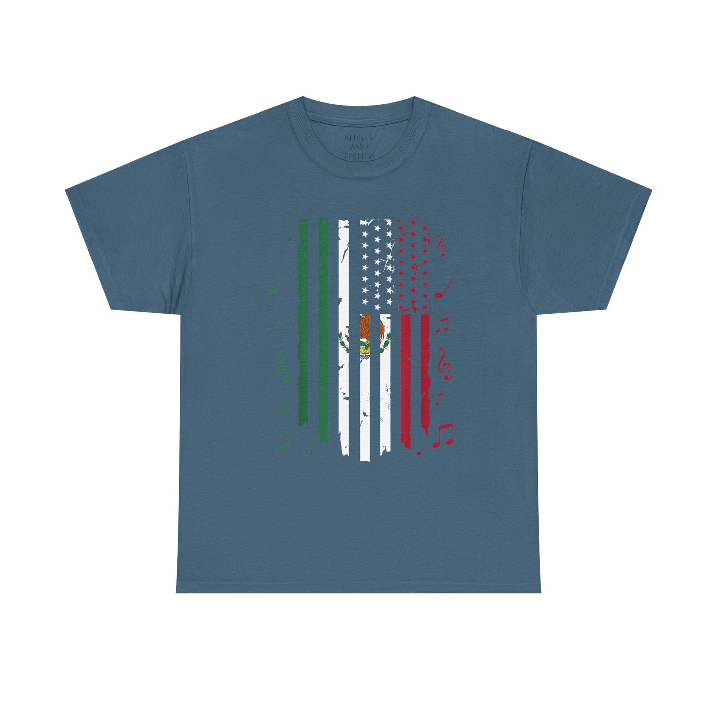 Fiesta Unisex Tee - Mexican American Festive Design