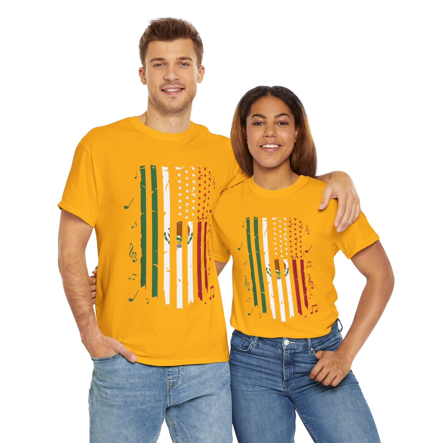 Fiesta Unisex Tee - Mexican American Festive Design