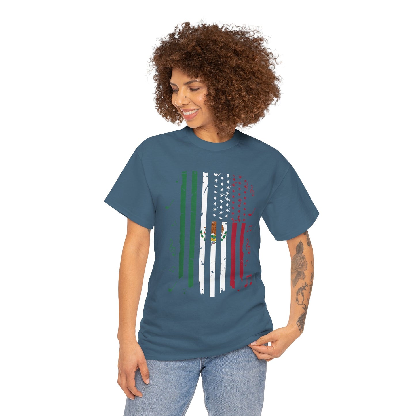 Fiesta Unisex Tee - Mexican American Festive Design