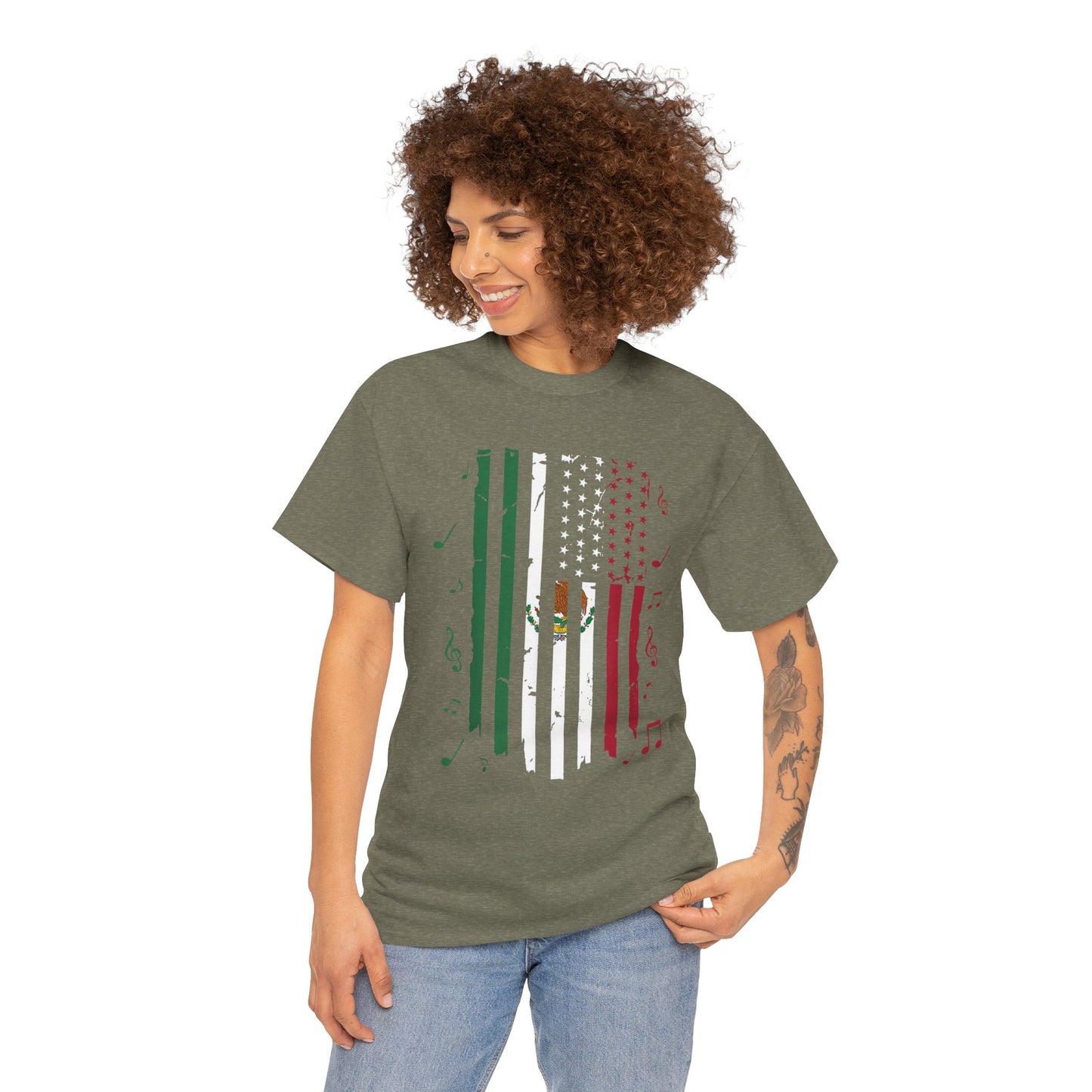 Fiesta Unisex Tee - Mexican American Festive Design