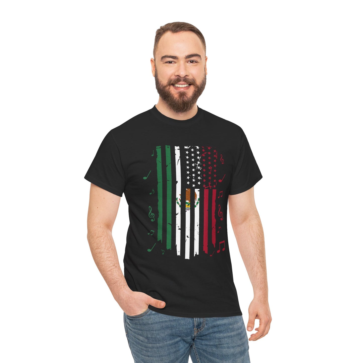 Fiesta Unisex Tee - Mexican American Festive Design