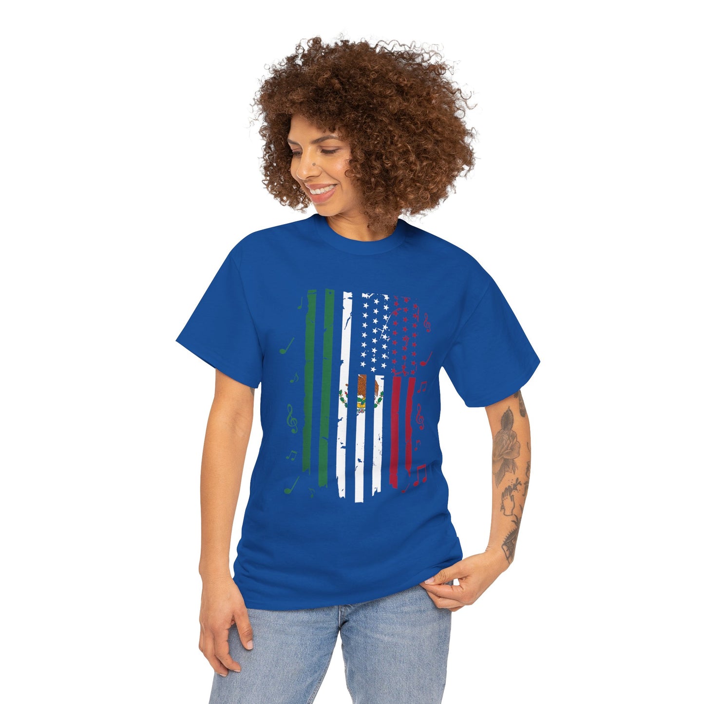 Fiesta Unisex Tee - Mexican American Festive Design