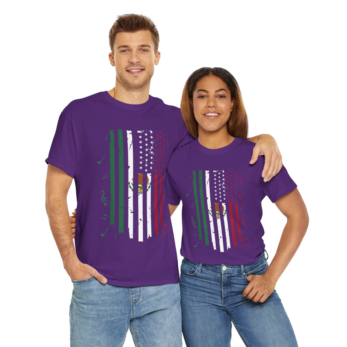 Fiesta Unisex Tee - Mexican American Festive Design