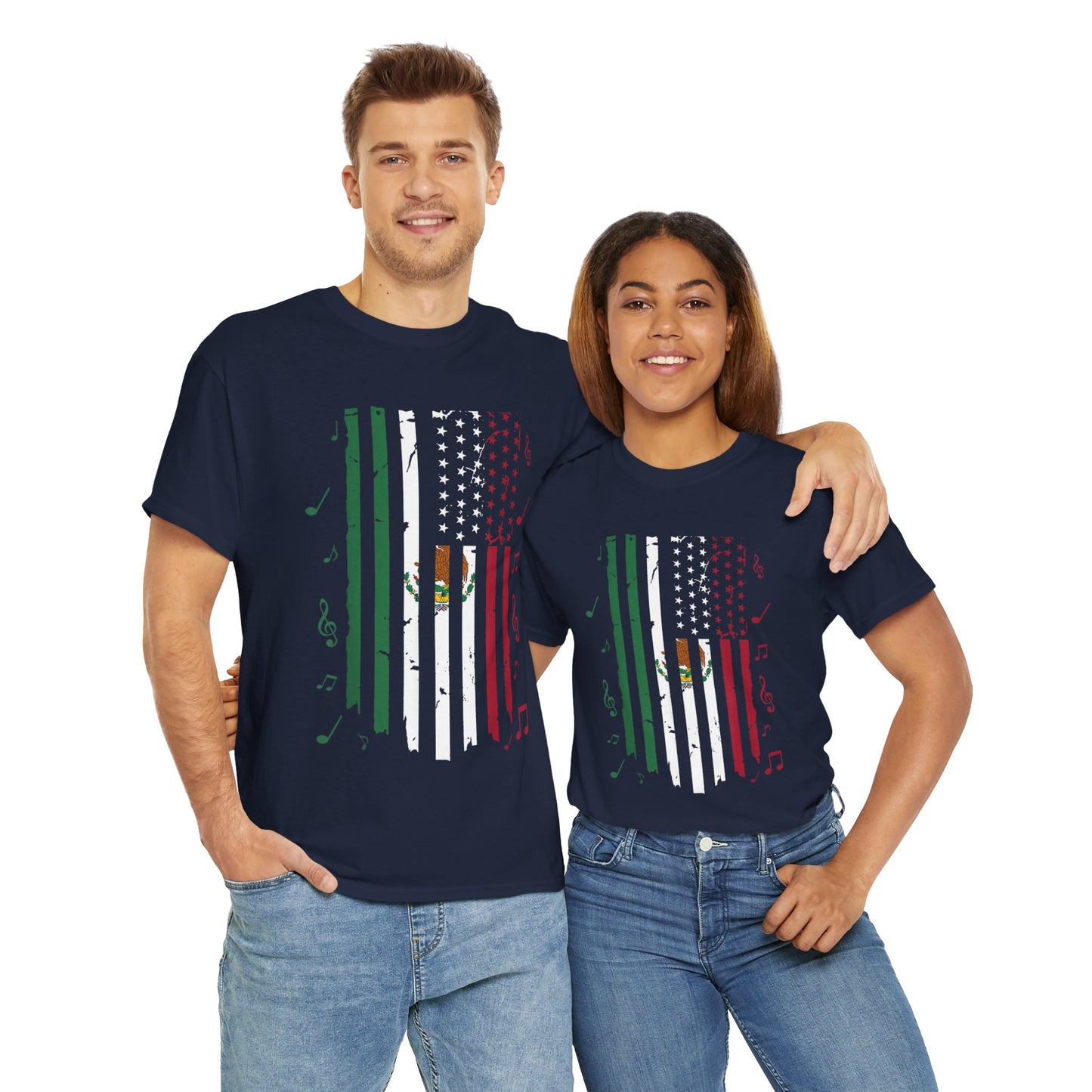 Fiesta Unisex Tee - Mexican American Festive Design