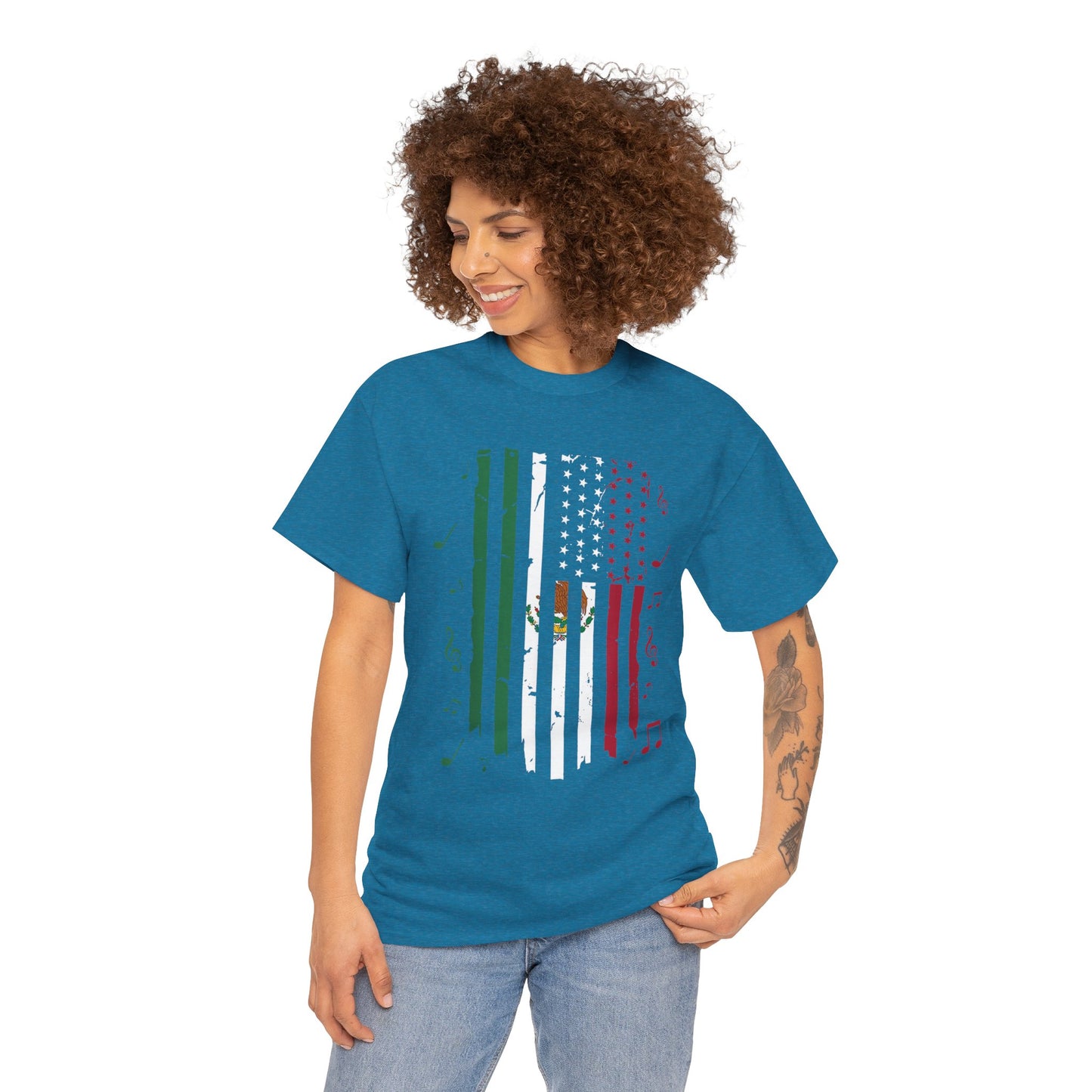 Fiesta Unisex Tee - Mexican American Festive Design