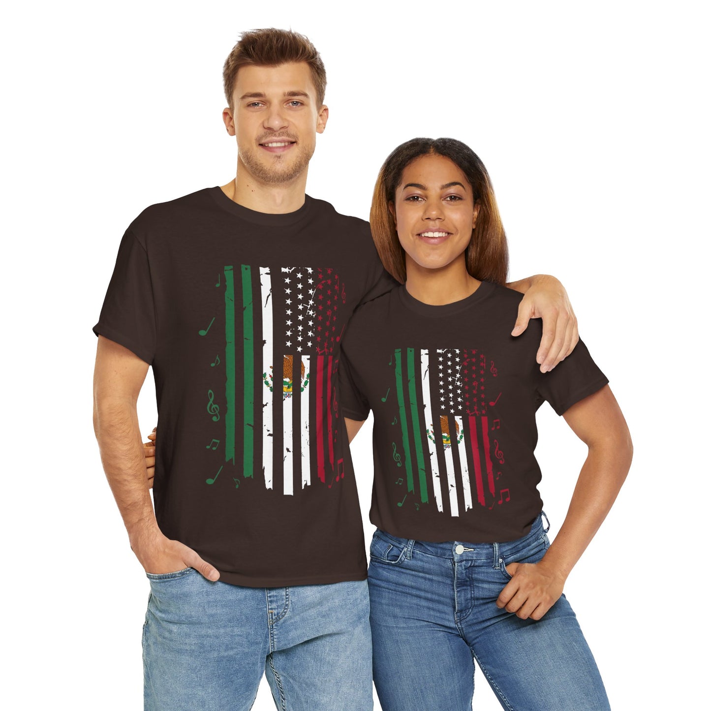Fiesta Unisex Tee - Mexican American Festive Design