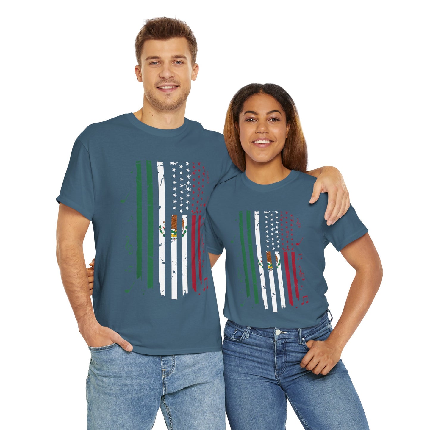 Fiesta Unisex Tee - Mexican American Festive Design