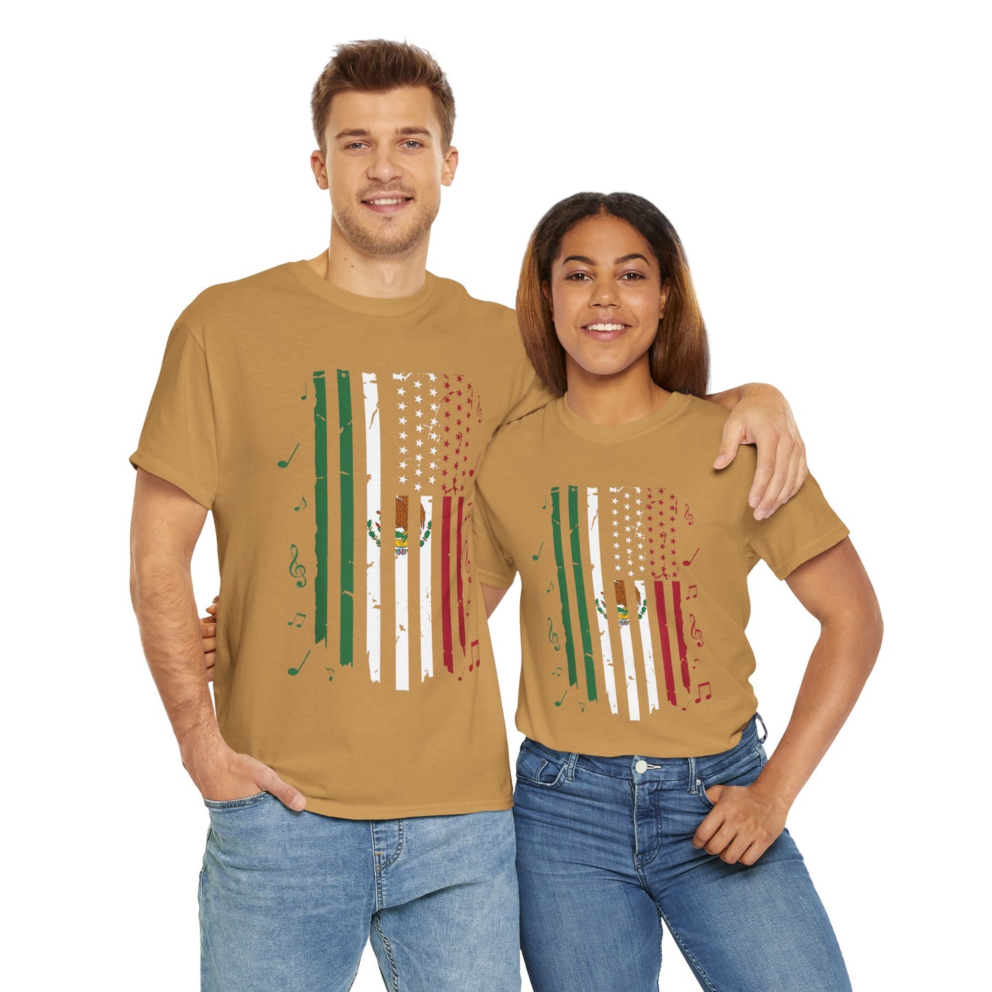 Fiesta Unisex Tee - Mexican American Festive Design