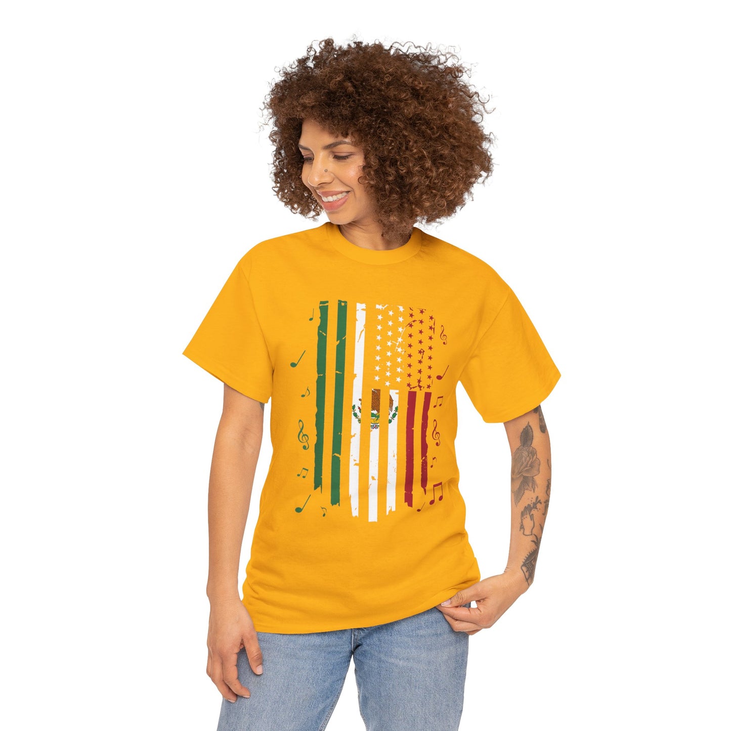 Fiesta Unisex Tee - Mexican American Festive Design