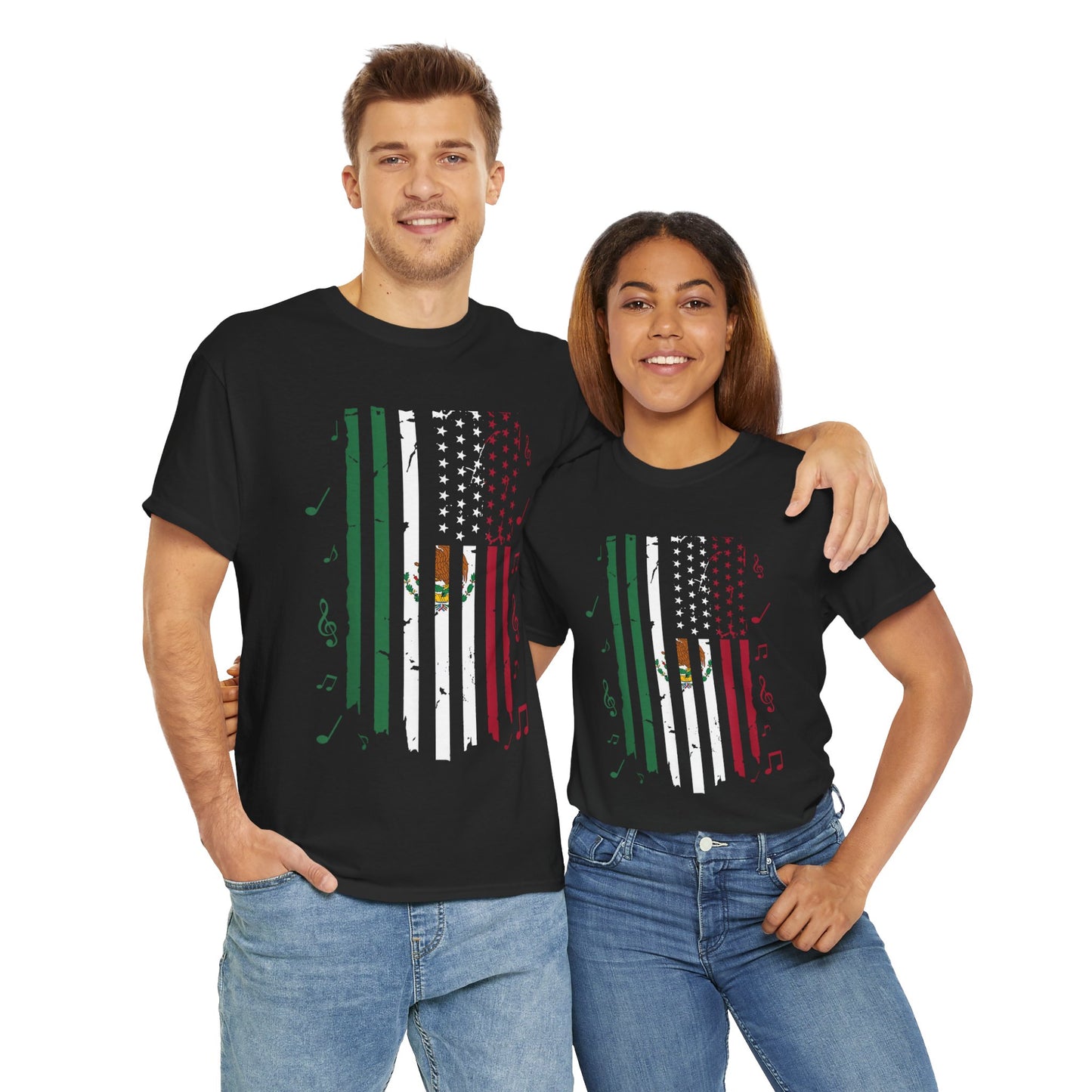 Fiesta Unisex Tee - Mexican American Festive Design