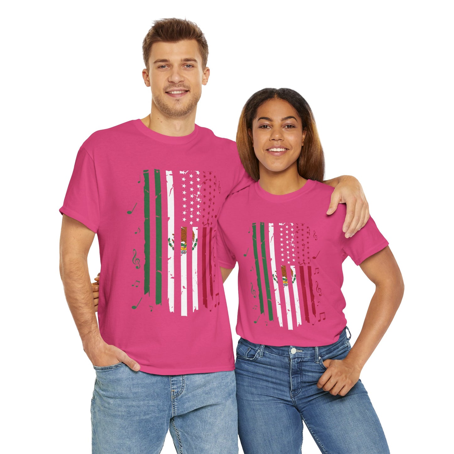 Fiesta Unisex Tee - Mexican American Festive Design