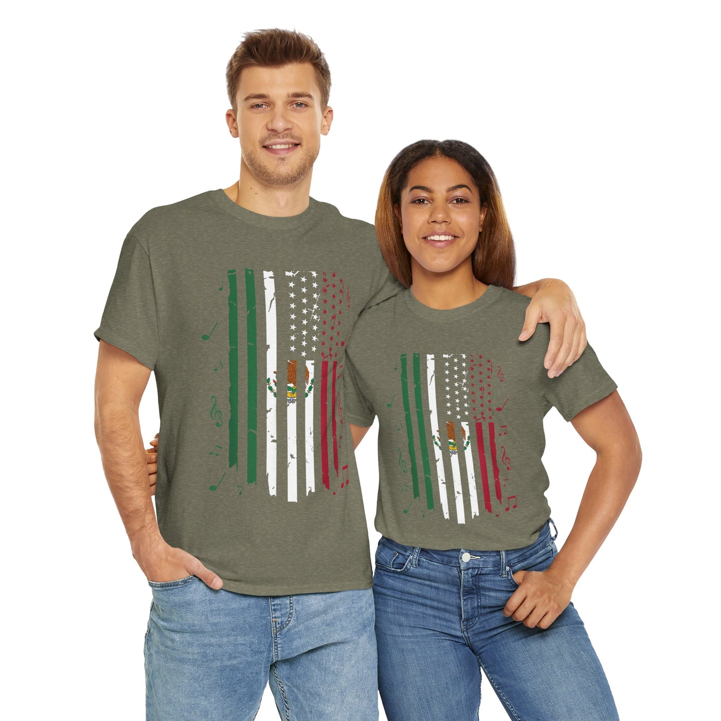 Fiesta Unisex Tee - Mexican American Festive Design