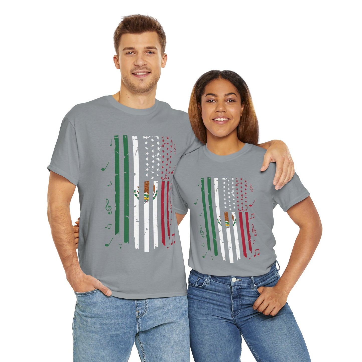 Fiesta Unisex Tee - Mexican American Festive Design