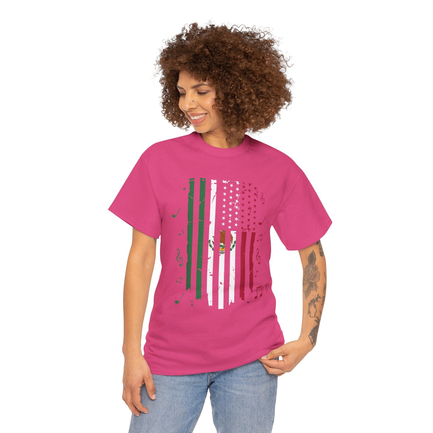 Fiesta Unisex Tee - Mexican American Festive Design