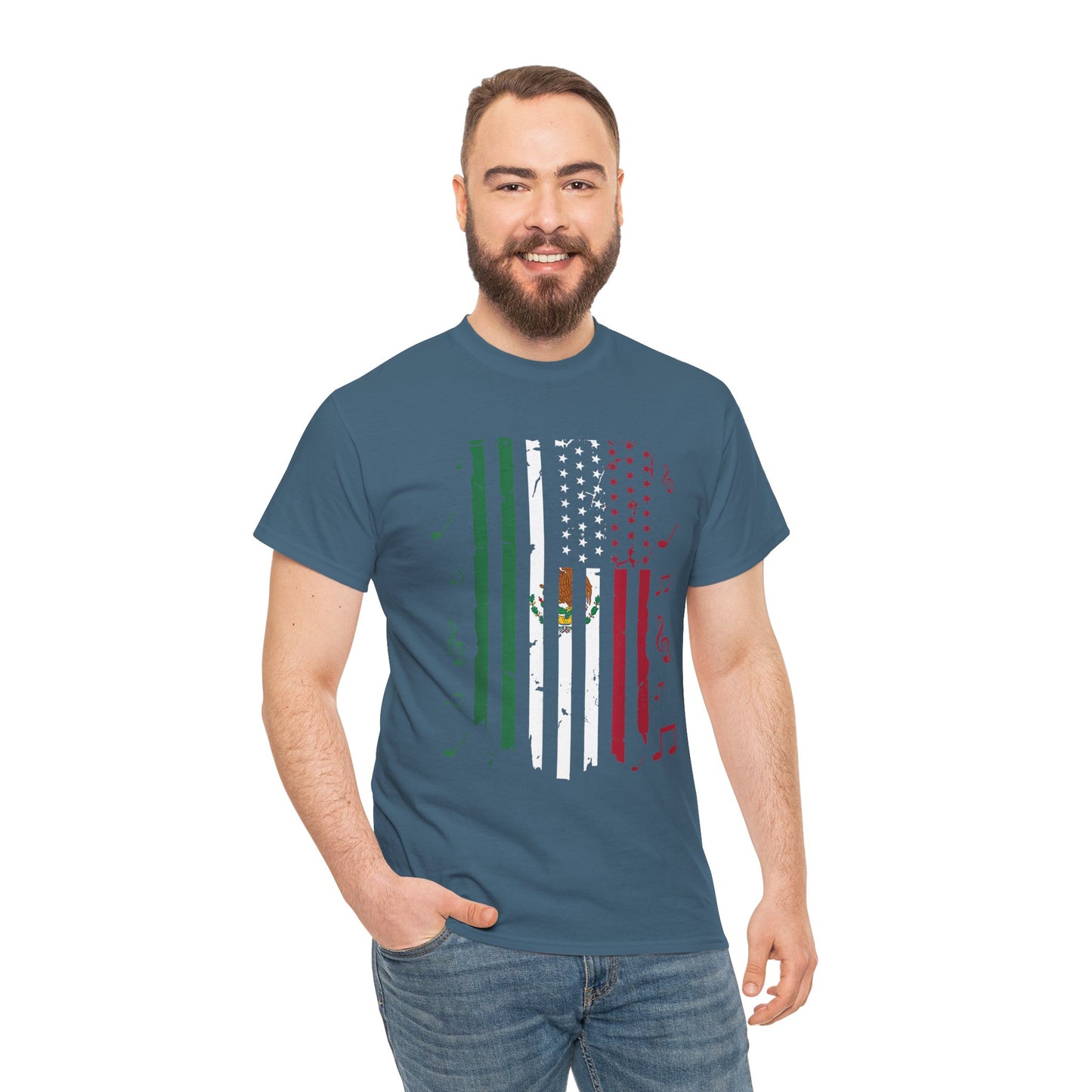 Fiesta Unisex Tee - Mexican American Festive Design