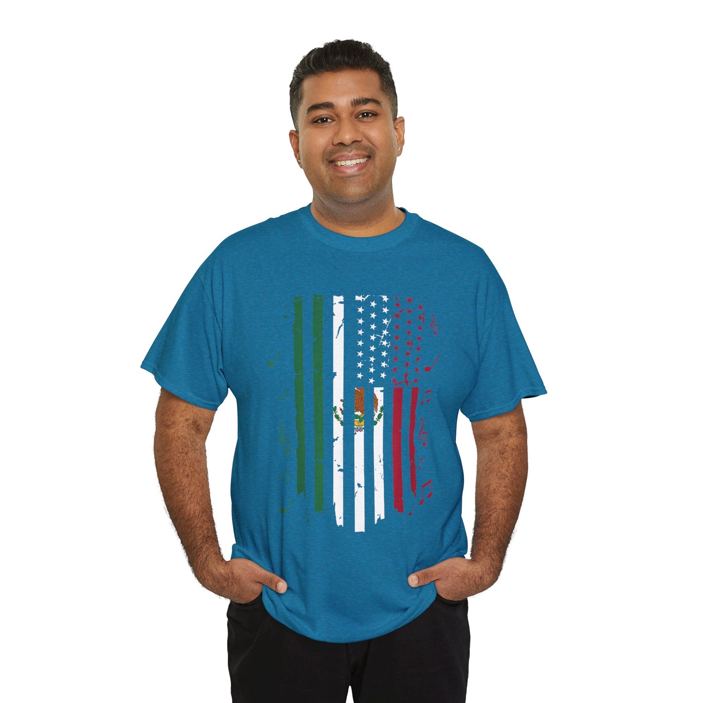 Fiesta Unisex Tee - Mexican American Festive Design