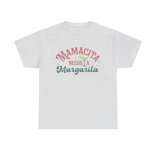 Mamacita Needs a Margarita Tee - Unisex Heavy Cotton T-Shirt